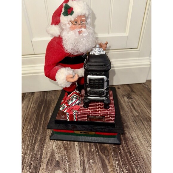 VTG. Holiday Creations Santa Christmas Decor Set, Music Box 95’ 96’ Collection - Picture 2 of 10